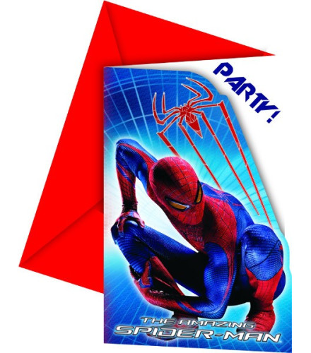 Invitations d'anniversaire Spiderman