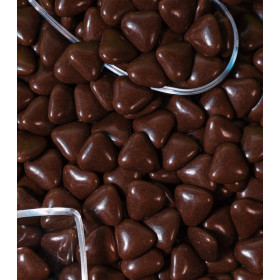 Cœur transparent plexi - Dragées Chocolats Benier
